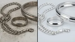 Een paar spraytjes en je sieraden zien eruit alsof je ze net bij de juwelier hebt gekocht. Ik koop geen dure sieraden meer.